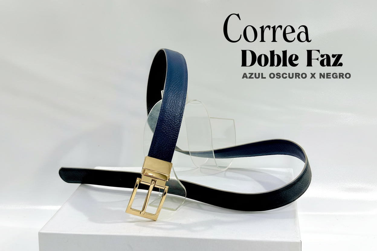 Correa en Cuero Doble Faz
