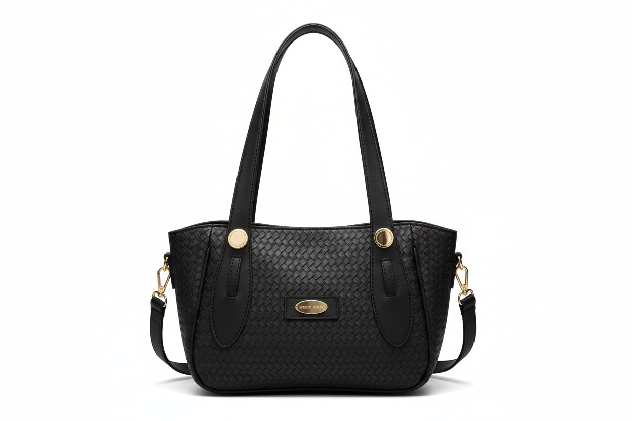 Bolso Elegante Sintético Importado Trenzado