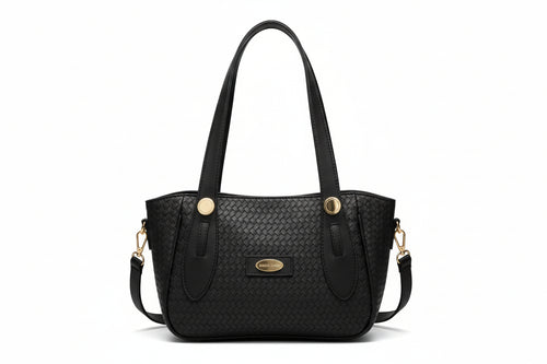 Bolso Elegante Sintético Importado Trenzado